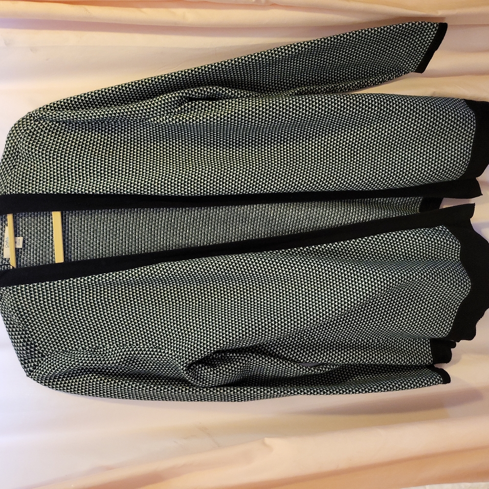 Croft & Barrow mens XL open front light weight sweater